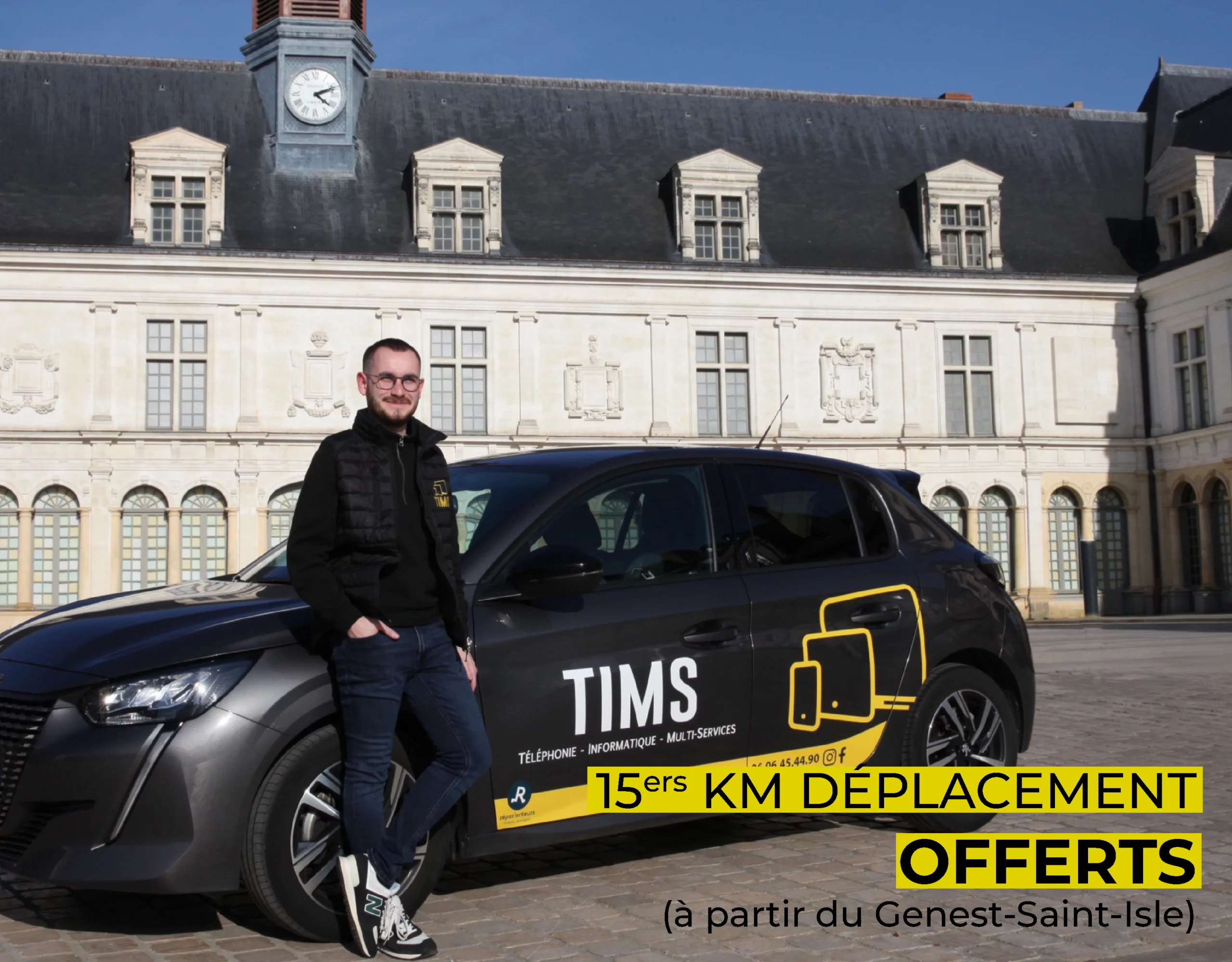 Déplacements offert Tims Entreprise Laval Mayenne 53 Réparation Dépannage Ordinateur Tablette Téléphone Console de jeux